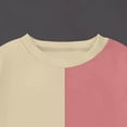 thumbnail image 6 of KyCheLot Boys Girls Long Sleeve Tops Color Block Casual Long Sleeve Pullover Oversized Sweatshirt for 2-14 Years, 6 of 6
