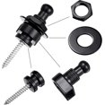 thumbnail image 4 of Guitar Strap Locks Buttons 10pcs/security Strap Locks Metal Quick Release Security Straplocks-silver Sx, 4 of 5