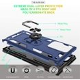 thumbnail image 4 of Compatible for Samsung Galaxy Note 20 Ultra Case with HD Screen Protector, Military-Grade Protective Phone Case with Magnetic Kickstand Ring for Samsung Galaxy Note 20 Ultra 5G Blue, 4 of 14
