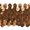 Brown, variant on Expo Int'l 5 yards of 4 Row 1 1/2" Metallic Stretch Sequin Trim