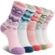 thumbnail image 1 of Calcetines de senderismo térmicos para mujer EBMORE de lana Merino, 5 pares, talla L, 1 of 6