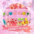 thumbnail image 3 of Juego de joyas para niños FOVRPUIB, 29 piezas, juguetes con unicornios y princesas, 3 of 8