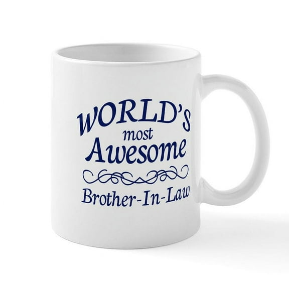 CafePress - Brother In Law Mug - 11 oz Ceramic Mug - Novelty Coffee Tea Cup