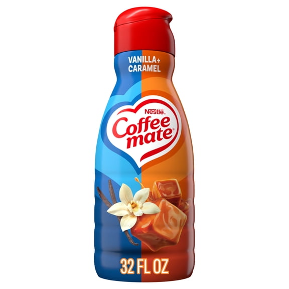 Coffee mate Vanilla Caramel Gluten Free Liquid Non-Dairy Coffee Creamer, 32 fl oz