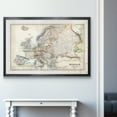 thumbnail image 3 of Pastel Map of Europe - Barnwood Framed Print - 17 x 20 - Black, 3 of 4