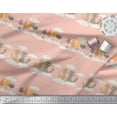 thumbnail image 3 of Soimoi Modal Satin Fabric Floral,Clouds & Cat Kids Print Sewing Fabric Yard 42 Inch Wide, 3 of 3