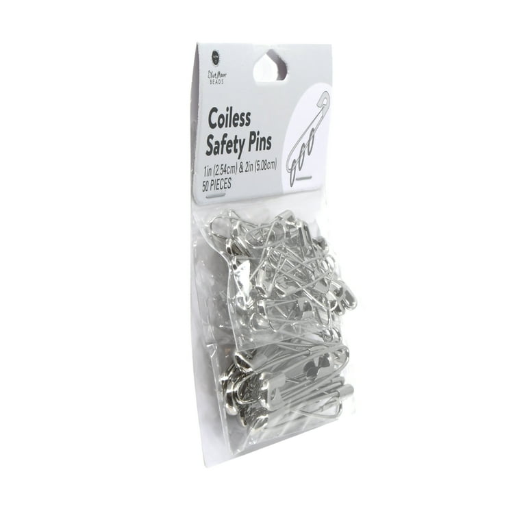 user_1314ea71 75周年記念ピンバッチ　セミコンプ Blue Moon Beads Sewing Fasteners, Coiless Safety Pin