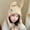 A khaki, variant on Kawaii Hat Cinnamoroll Accessories Cute Plush Hat Keep Warm Bunny Hat Ears Up Plush Toy Winter Cap