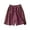 Purple, variant on AJGRHE Summer Comfortable Stitching Contrast Women's Loose Casual Elastic Five Point Wide Leg Shorts Orange XXL