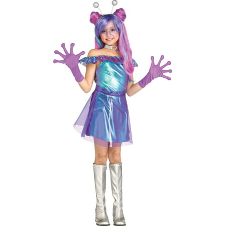 Out Of The World Girls Child Cute Alien Cosmic Halloween Costume