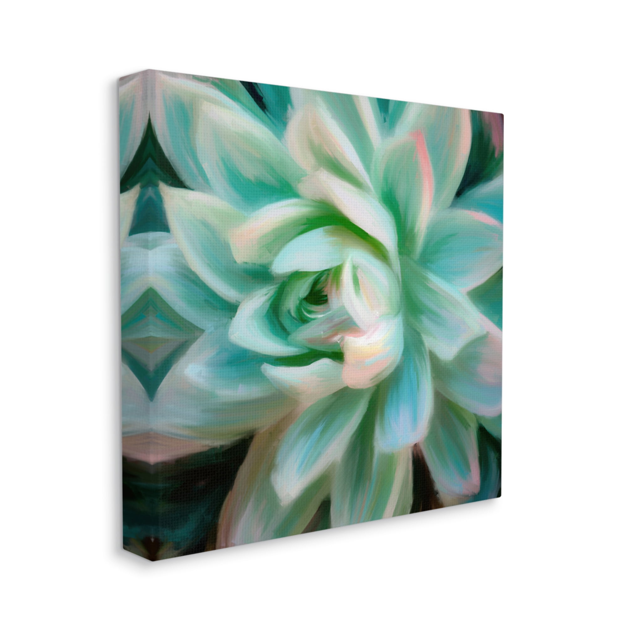 Stupell Industries Green Modern Succulent Botanical & Floral Painting Gallery Wrapped Canvas Print Wall Art, 36 x 36