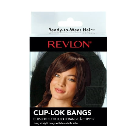 Revlon Clip Lok Bangs, Black (Best Clip In Extension Brands)