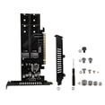 thumbnail image 4 of New Pcie To M2 Adapter Card Pcie X16 4 Port M2 Nvme M Key Ssd Converter M.2 Pci Express X16 Adapter, 4 of 5