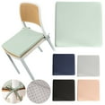 thumbnail image 5 of GiLiling Chair Cushion Memory Foam Pads with Ties Honeycomb Pattern Slip Non Skid Rubber Back Rounded Square 16" x 16" Seat, 5 of 8