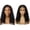 Black, variant on 360 Lace Front Wigs for Women HD Lacefrontal Hair Wig Curly Braided Synthetic Lace frontal Wig Pre Styled Natural Looking with Baby Hair Glueless Wear (Red)