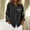 #0545-Black, variant on St Patricks Day Long Sleeve Shirts for Women Lapel Button Down Blouse Shamrock Four Leaf Clover Holiday Green Top Gift
