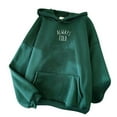 thumbnail image 2 of ALLLIST Long Sleeve Green Hoodies Women Pullover Relaxed Fit Always Cold Sweatshirts for Women, 2 of 3