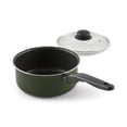 thumbnail image 4 of Mainstays 7-Piece Non-Stick Cookware Set With Lids in Mossy Green, 4 of 10