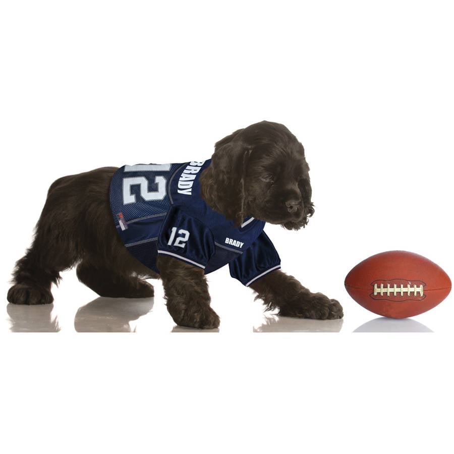 NFL New England Patriots Dog Jersey, Size: XX-Large. Best Football Jersey  Costume for Dogs & Cats. Licensed Jersey Shirt.