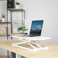 thumbnail image 4 of VIVO White 24" Single Top Ergonomic Scissors Lift Keyboard and Mouse Riser, 4 of 9