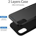 thumbnail image 3 of Entronix Funda Resistente Diseñada para iPhone XR, Cubierta Protectora a Prueba de Golpes de Triple Capa, Color Negro, 3 of 8