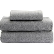 Mainstays Jersey Sheet Set Med Grey Heather Txl