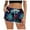 Sky Blue, variant on Women Summer Floral Beach Boardshorts with Pockets Swim Trunks Pink XL