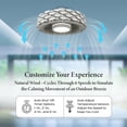 thumbnail image 2 of Todays Fans LUMIO Bladeless Smart Ceiling Fan, 6 Speeds with Dimmable LED Light, 2 of 10