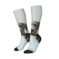 thumbnail image 3 of Cauagu Adorable Puppy Portrait Print Women's Men's Ankle Socks 1-pack Casual Athletic Socks for Unisex Adult Moisture-Wicking Socks for Daily Wear/Running/Sport, 3 of 8