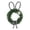 B, variant on 16.93Inch Easter Bunny Wreath with Burlap Bow & Boxwood Greenery, Rabbit Ear Front Door Hanging Decoration, Spring Farmhouse Easter Decor for Home Wall Window