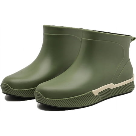 

Rain Boots for Women Waterproof Garden Boots Short Rain Boots Comfort Lightweight Ankle Gumboots Outdoor Work Shoes