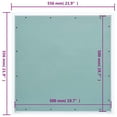 thumbnail image 4 of vidaXL Access Panel with Aluminium Frame and Plasterboard 500x500 mm, 4 of 5