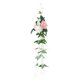 thumbnail image 1 of Respaldo de silla con flores, banco de silla con flores, decoraciones florales artificiales para sillas 15cmx60cm, 1 of 5