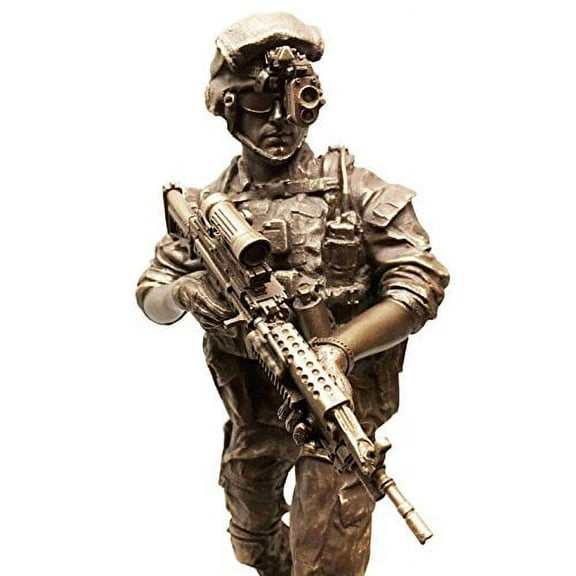 MILITARY SPECIAL COVERT NIGHT MISSION UNIT SOLDIER STATUE SCULPTURE STRIKE