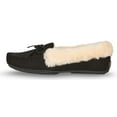 thumbnail image 4 of Floopi Womens Indoor/Outdoor Basic Memory Foam Moccasin Slipper W/Faux Fur Collar, 4 of 9