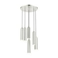 thumbnail image 3 of 46756-91 Livex Lighting Ardmore - 6 Light Pendant in Mid Century Modern Style - 19 Inches wide by 16.5 Inches high-Brushed Nickel Finish, 3 of 7
