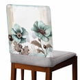 thumbnail image 2 of Blue Broccoli Chair Covers Set of 4 Vintage Victorian Style Flowers Chair Back Covers Stretch Removable Washable Chairs Slipcovers Chair Protector for Dining Room Kitchen Party Decor, 2 of 5