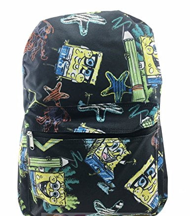 Backpack SpongeBob SquarePants Black New 100216 by Ruz