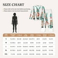 thumbnail image 4 of Sikiie Guomei doctor Pajamas Set Long Sleeve Sleepwear Womens Button Down Nightwear Pj Sets-Small, 4 of 7
