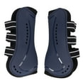 thumbnail image 2 of Botas para Caballos Transpirables Ligeras con Absorción de Impactos Envolturas para Piernas de Caballos Azules para Entrenamiento de Espectáculos de Salto ANGGREK Otros, 2 of 8