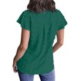 thumbnail image 5 of Hibeli Blouses for Women Dressy V Neck Ruffle Sleeve Summer Tops Casual Flowy Shirts, 5 of 7