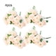 thumbnail image 3 of Flores artificiales Injueey 4X de seda Decoración Rosa claro, 3 of 6