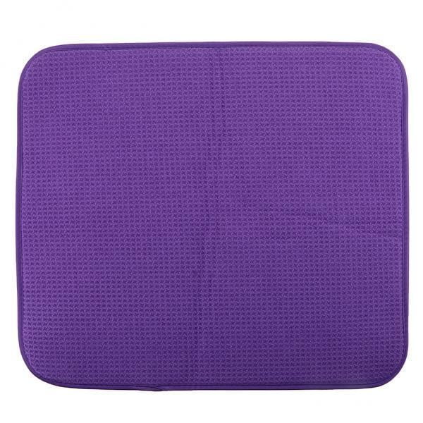 2xMicrofibra Escurridor de Cocina Fregadero Mantel Púrpura Sunnimix Alfombrilla de microfibra para secar platos