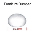 thumbnail image 4 of 300 Capsules Self-Adhesive Rubber Furniture Bumper Pads for Doors Cabinets Drawers Furniture Glass Tables Crafts, 4 of 8