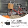 thumbnail image 3 of Shisuyan 1Pc Universal Security Alarm Lock Bike Alarm Lock Durable U Bike Lock (Black), 3 of 8