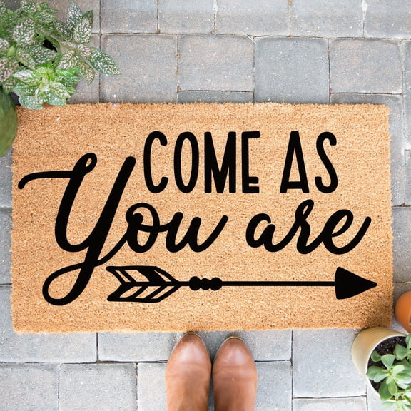Doormat Come As You Are | Welcome Mat Home Gift Welcome Doormat New Ho (18" x 30") #4464
