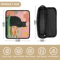 thumbnail image 4 of Hair Tool Organizer Bag with Heat Resistant Mat Removable Travel Storage Case for Hot Air Brushes Curling Irons Black Cat and Goldfish Bowl, 4 of 8