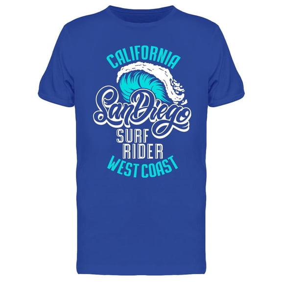 San Diego Surf Rider T-Shirt Men -Image by Shutterstock, Male Medium