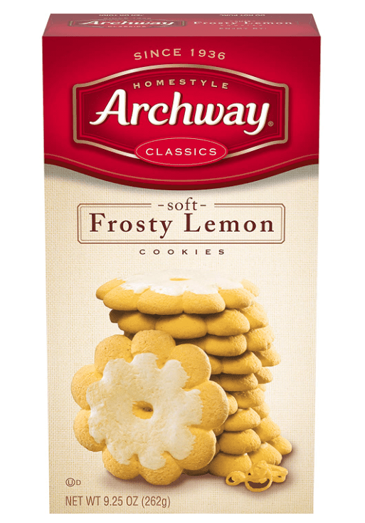 Archway Frosty Lemon Soft Cookies (Value multi-Pack of 3)