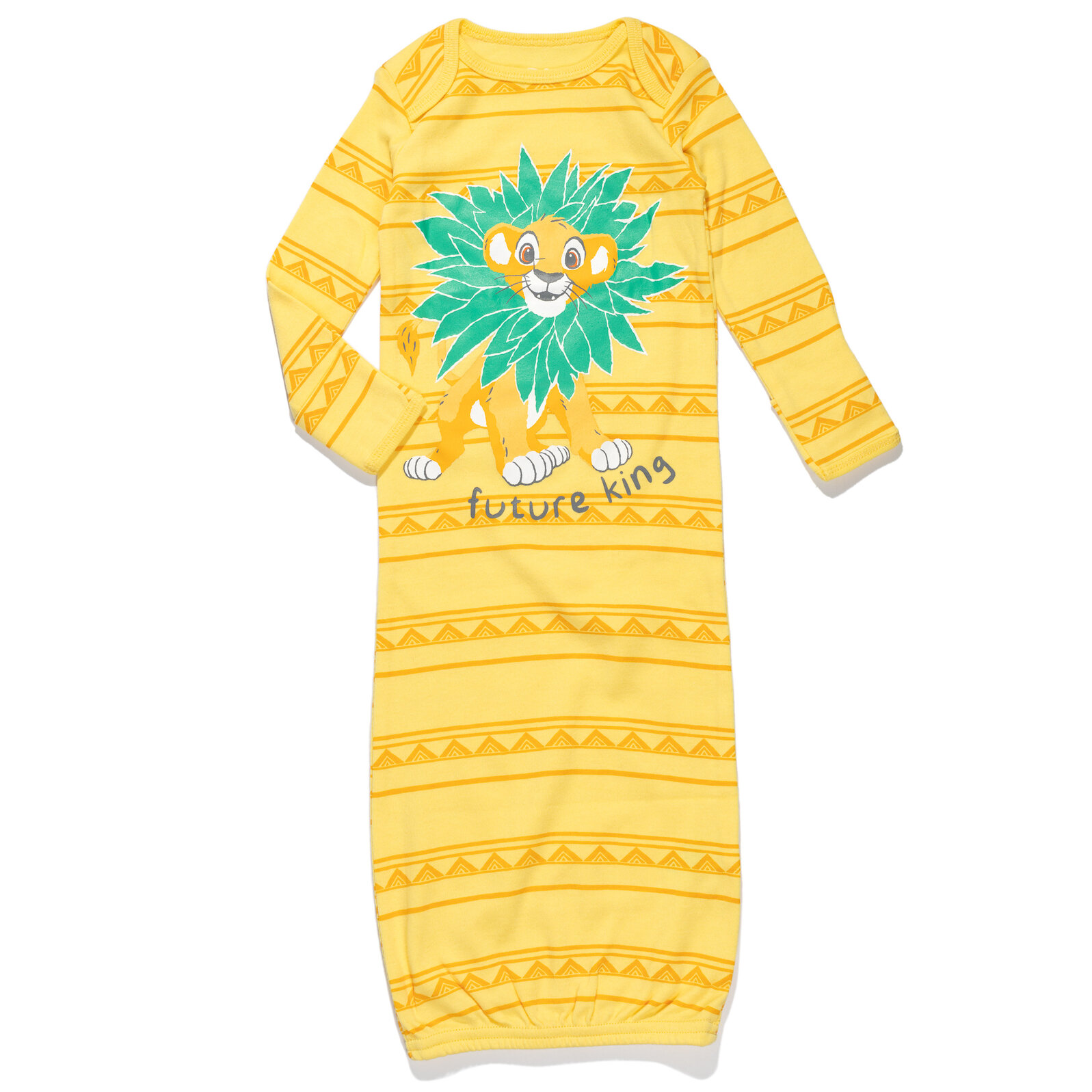 Disney Lion King Pumbaa Timon Simba Newborn Baby Boys 3 Pack Sleeper Gown Multicolored Newborn
